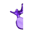 L2_left.stl Поясничные позвонки и крестец, в удобном формате для печати