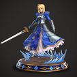 Saber_byGigiHW_aaa.jpg Saber From Fate Stay Night Unlimited Bladeworks