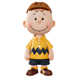 Charlie-Brown-1.png Charlie Brown Happy Pose STL 3D Model