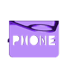 PhoneHolderCableManagement.stl Archivo STL gratis Soporte de teléfono de salida con gestión de cable・Plan de impresión en 3D para descargar