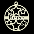 Mère.png Mum and Dad Christmas Decorations