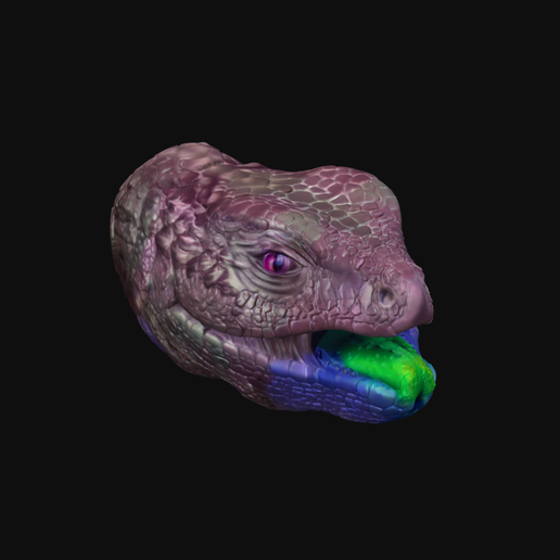 ♂️ Male Masturbator snake head・ STL File for 3D printing・Cults