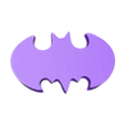 BLACK_Logo_Bat.obj Dibujos animados de Batman divertida versión azul/gris