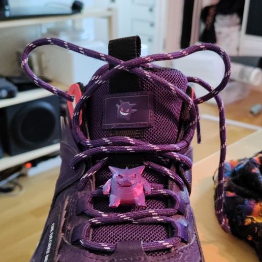 Gengar shoelace charm 3D model