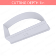 1-3_Of_Pie~3.75in-cookiecutter-only2.png Slice (1∕3) of Pie Cookie Cutter 3.75in / 9.5cm