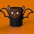 BatBambu.jpg Colorful Bat Coozie - On Sale Through Halloween - COMMERCIAL LICENSE