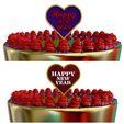 img2.jpg Happy New Year Cake Toppers 2 models