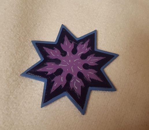 Captain Power and the Soldiers of the Future - Starbit Throwing Star - 3D model önizlemesi