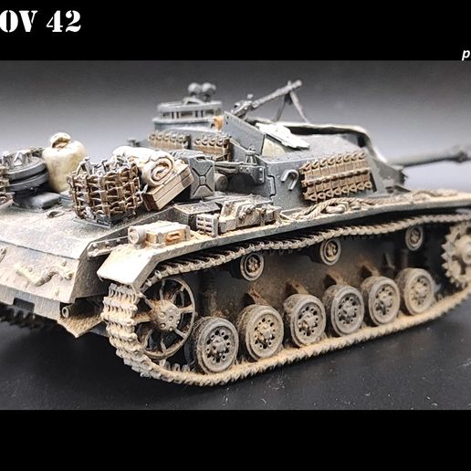 🇩🇪 Stug III G after nov-1942・ 3D File for 3D printing・Cults