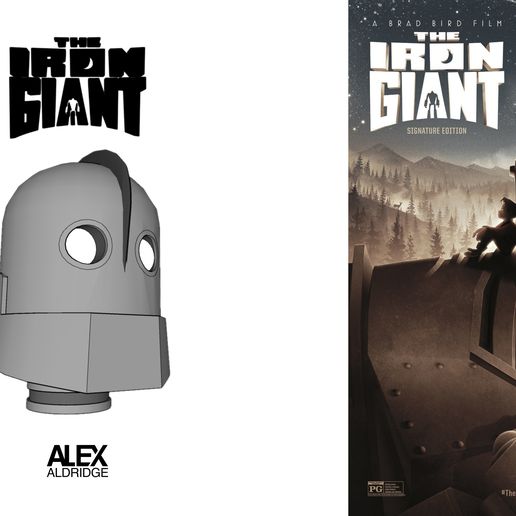 The Iron Giant Replica Head 3D model