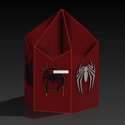 Desktop-Screenshot-2023.01.12-01.08.31.43.png 3D file Organizer of colorful spider man🕷 logos・3D printable model to download