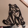 IMG_20210426_164636[1].jpg 3D Origami wall hanging - Bear