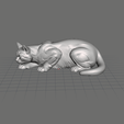 meshmixer_2Q5kdhobp5.png Sneaking Cat STL - Gato perseguidor
