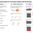 Manual-with-screws.jpg 3D file Tool box 1/10 scale + hammer + wrenches・3D printer model to download