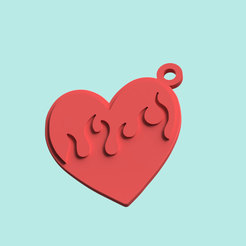 STL file heart key holder・3D printer model to download・Cults