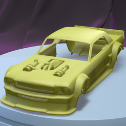 a001.png Ford mustang hoonicorn 1965  (1/24) Printable Car Body