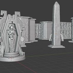 1.jpg 3D file Necron Terrain Set・3D print design to download