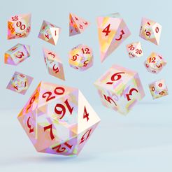 cabazon-jumble-square-copy.jpg STL-Datei Dice Masters Set - 14 Formen - Cabazon Schriftart - Inklusive Stützen・Design für 3D-Drucker zum herunterladen