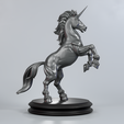 scene-v3-1-sq.png 3D Print Your Own Fantasy Majestic 15cm Tall Unicorn Model (STL & OBJ)