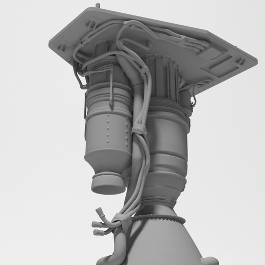 🚀 SpaceX Rocket Engine・ 3D File for 3D printing・Cults