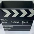 474668880_17850591450404004_6202455404466320575_n.jpg 🎬 Movie Clapperboard Storage Container – Large Film Slate Organizer Box for Desk, Studio & Filmmakers