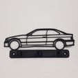 Support-clef-mural-BMW-M3-E36.jpg Wall-mounted key rack BMW M3 E36