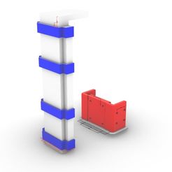 full_column.jpg STL-Datei Anet N4 - Linear Rail Adapter kostenlos herunterladen • Objekt zum 3D-Drucken, CJ000