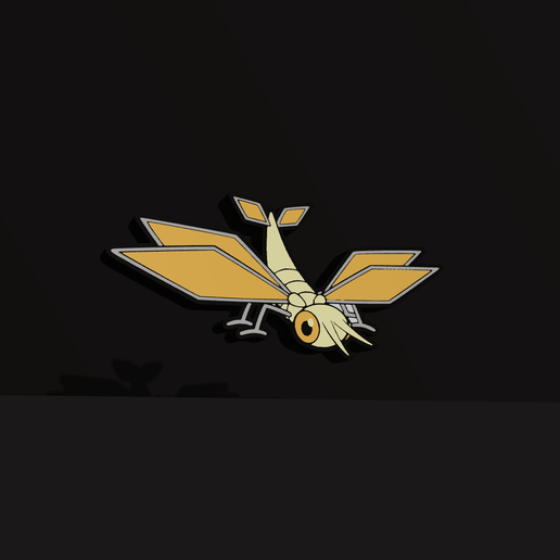 Pokemon Hoenn Shiny Vibrava #329 LED Lightbox / Night Light