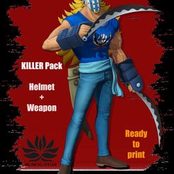 Killer-Pack.jpg Helmet and Weapon of Killer - One piece -