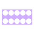 Gridfinity_3x6_lid_for_holding_kcup_.stl Gridfinity basic lid kcup coffee or seed holder