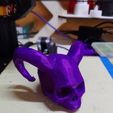 abbf5d06898aaf723ccd85b8ad10aa82_display_large.jpg Бесплатный STL файл LOW POLY horned skull・3D-печатный дизайн для скачивания