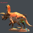 tbrender_007.png Pentaceratops sternbergii - Statue for 3D printing