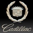 Cadillac logo 1.jpg Cadillac logo auto car logotype