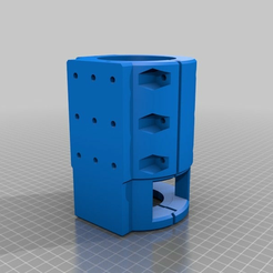107a8e6a92b4d6cc1e3731557b00f07f.png Free STL file SPINDEL HOLDER with 2 LASER POINTER and LED CIRCLE LIGHT・3D printable model to download