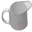 spot14-01.jpg professional  cup pot jug vessel v02 for 3d print and cnc