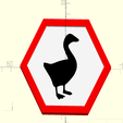 openscad_2019-12-06_22-18-28.png Untitled Goose Sign and Base [Customizer]