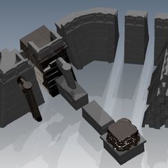 add ons 2.JPG Бесплатный STL файл Add-on parts for VMT FW Fortress Walls for Vase Mode printing・3D-печатный дизайн для скачивания, RicktheBarber