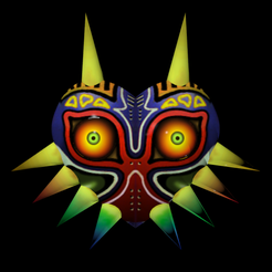 MajorasMask01.png Masque du jeu Zelda : Majora's mask