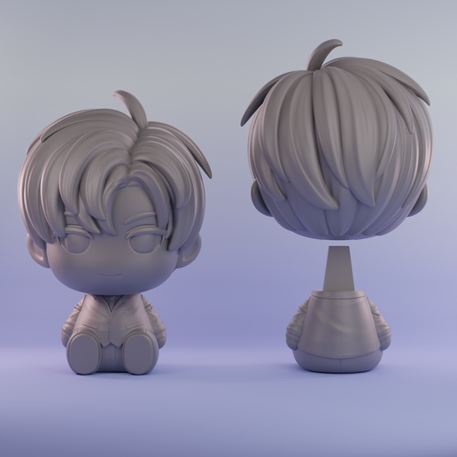 Cute chibi - Zayne Otome Game Love and Deepspace - Cults3D 3D