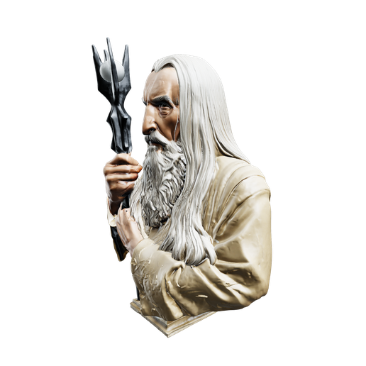 👤 Saruman Bust LOTR ESDLA・ STL File for 3D printing・Cults