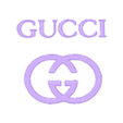 Gucci Logo Design On Solid Color Spandex – designerfabricscenter