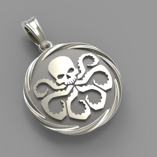 REDSKULL Medal 3D model