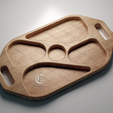 A.png Serving Tray v2 - 3D STL file and vector files (Dxf, Svg, Eps, Pdf, Ai) for CNC