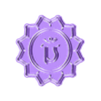 chakracorazongalleta.stl pack chakras cookie cutter