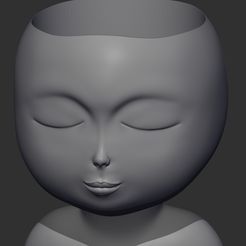 1-.jpg STL file Pot - HeadGirl・3D printing template to download