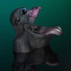 ShopA.jpg Monkey phanstasia with tongue- STL 3D printing model thread eater, storage, table trash can high polygon