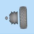 5.jpg Mold RC Truck tire Rims and Tire files 3D print