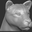 4.jpg Lioness head for 3D printing