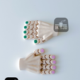 4-flexi-hand-coffin-keychain-case.png Flexi Hand Pet in a Coffin Keychain / Multicolor