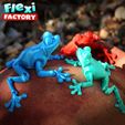 Frog_03.jpg Файл STL Симпатичная лягушка с флекси-принтом・Модель 3D-принтера для скачивания, FlexiFactory